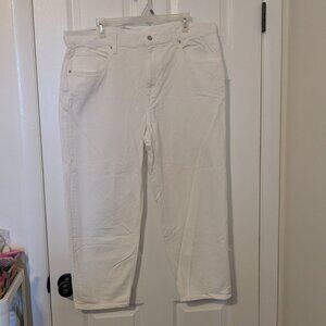 GAP high rise barrel jeans size 33/16